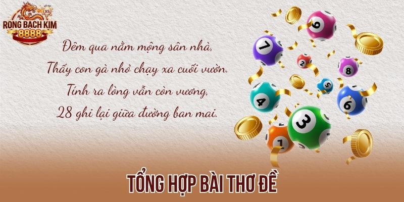 Tổng hợp bài thơ đề