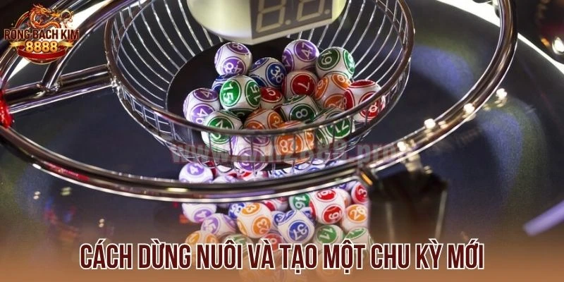 Cách dừng nuôi và tạo một chu kỳ mới