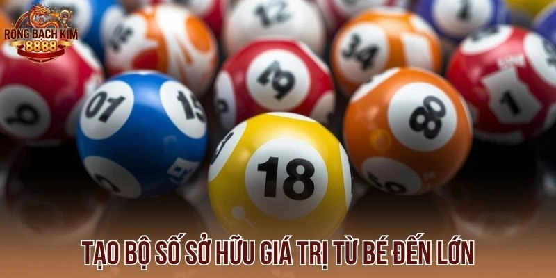 Tạo bộ số sở hữu giá trị từ bé đến lớn