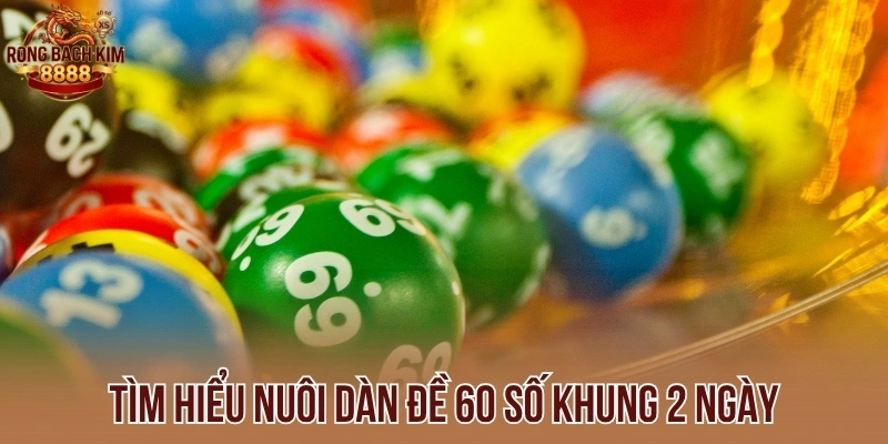 Tìm cách Nuôi dàn đề 60 số khung 2 ngày
